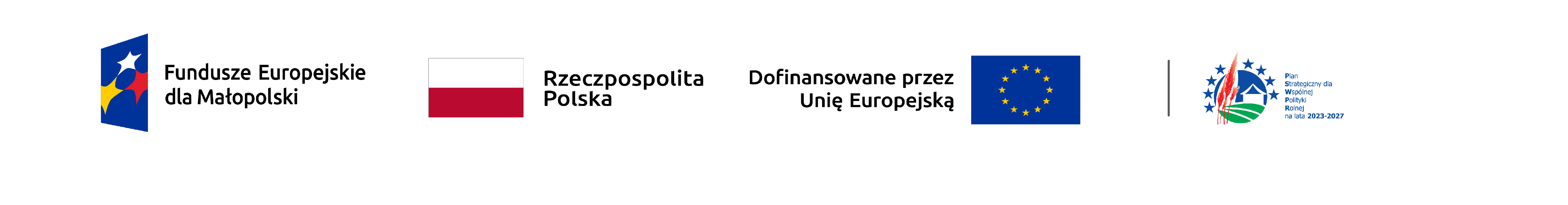 pasek logotypów PS WPR 2023-2027 poziom kolor